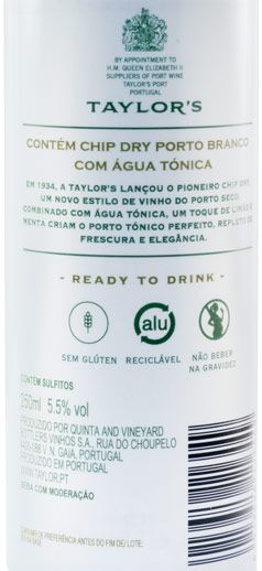 Portonic Taylor's Chip Dry & Tonic 25cl