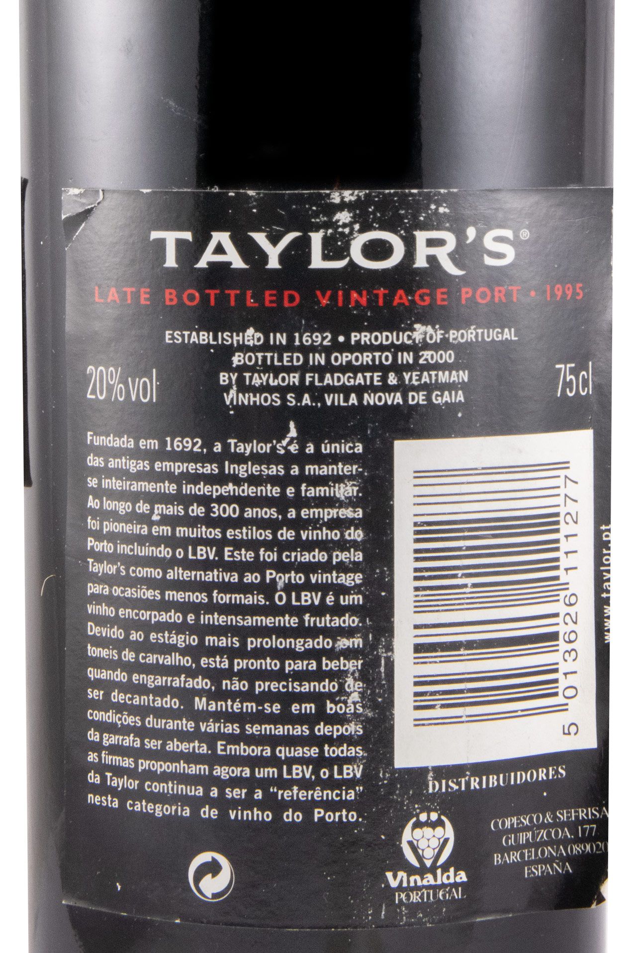 1995 Taylor's LBV Porto