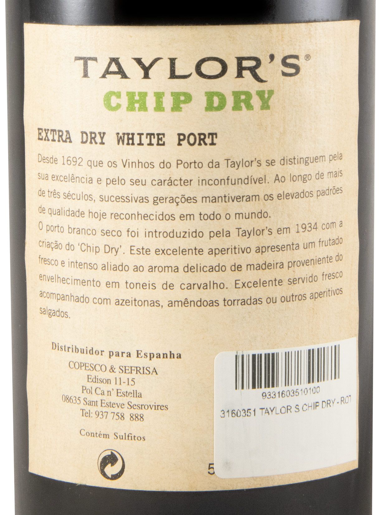 Taylor's Chip Dry Port (former label)