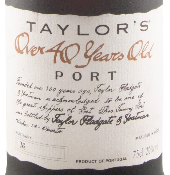 Taylor's +40 anos Porto (engarrafado em 1997)