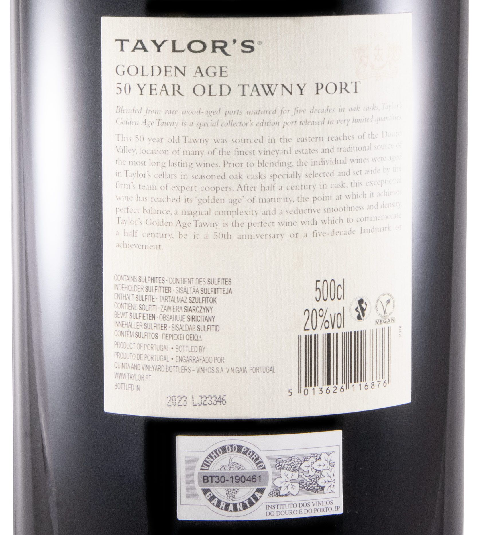 Taylor's Golden Age 50 years Port 5L
