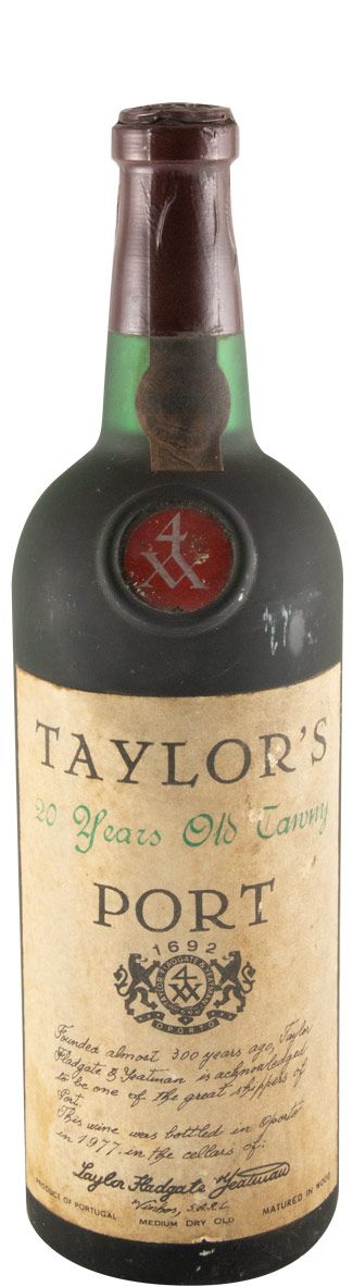 Taylor's 20 anos Porto (engarrafado em 1977)