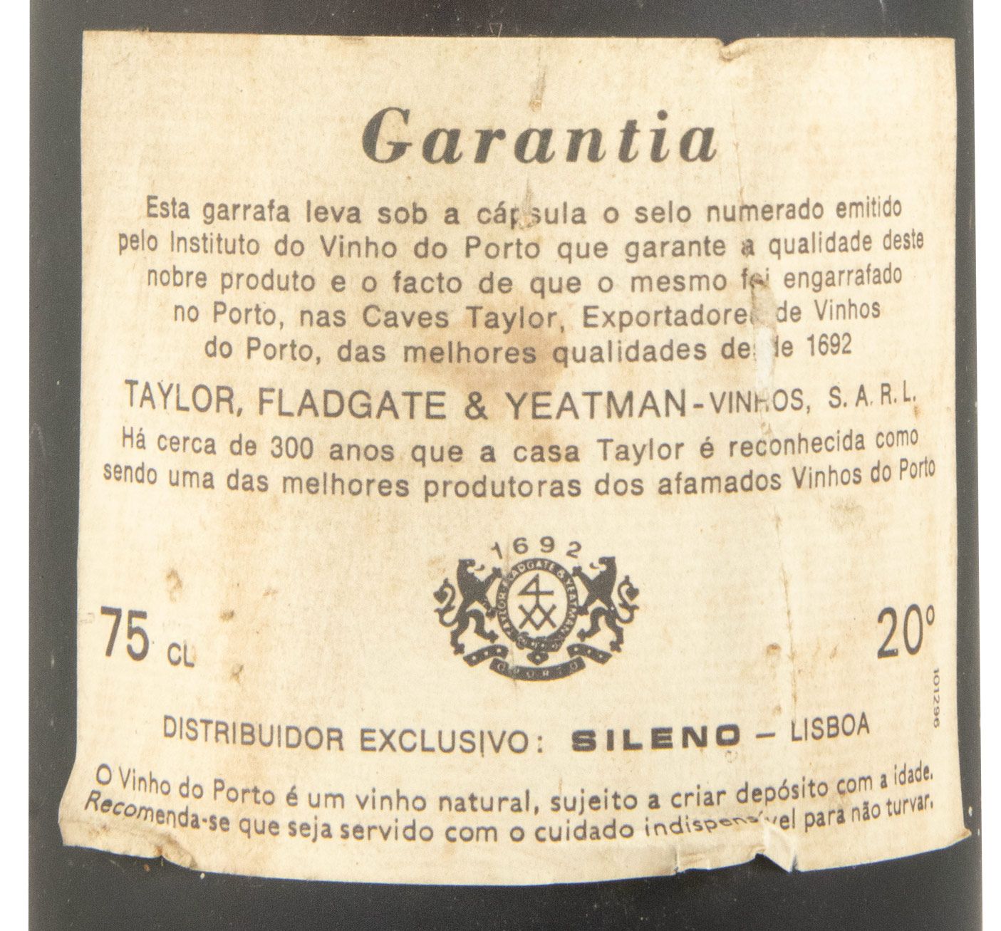 Taylor's +40 years Port (bottled in 1983)