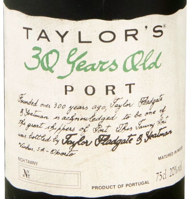Taylor's 30 years Port (bottled in 1994)