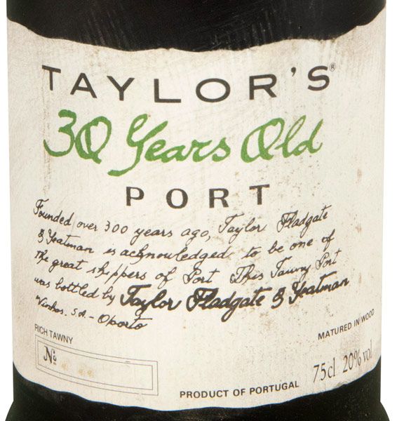 Taylor's 30 years Port (bottled in 1996)