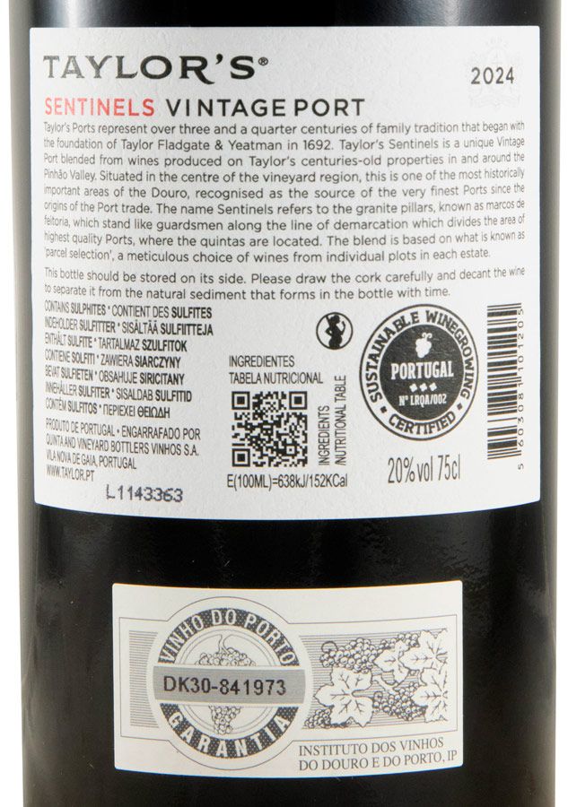 2024 Taylor's Sentinels Vintage Porto