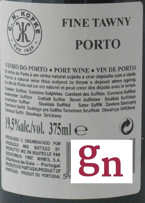 Kopke Fine Tawny 37,5cl Porto