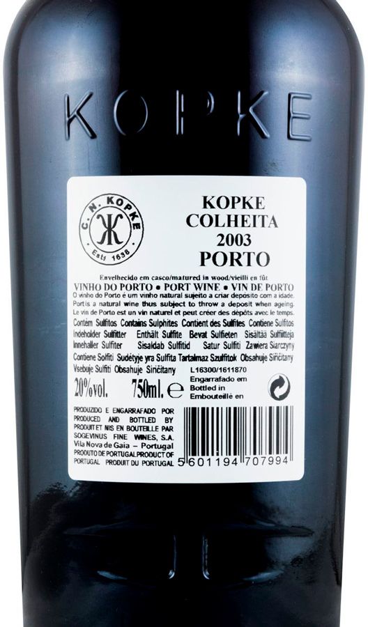 2003 Kopke Colheita Porto