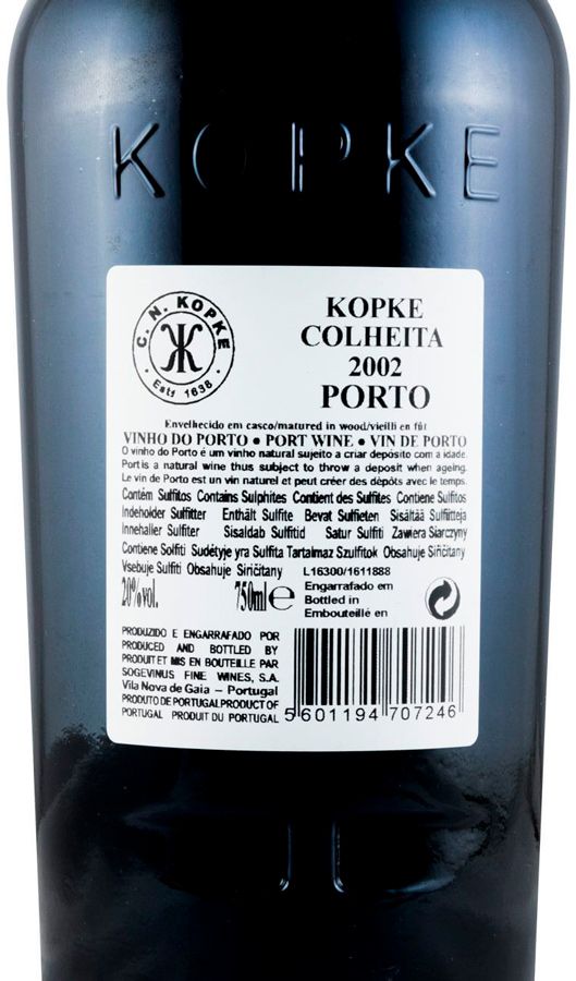 2002 Kopke Colheita Porto
