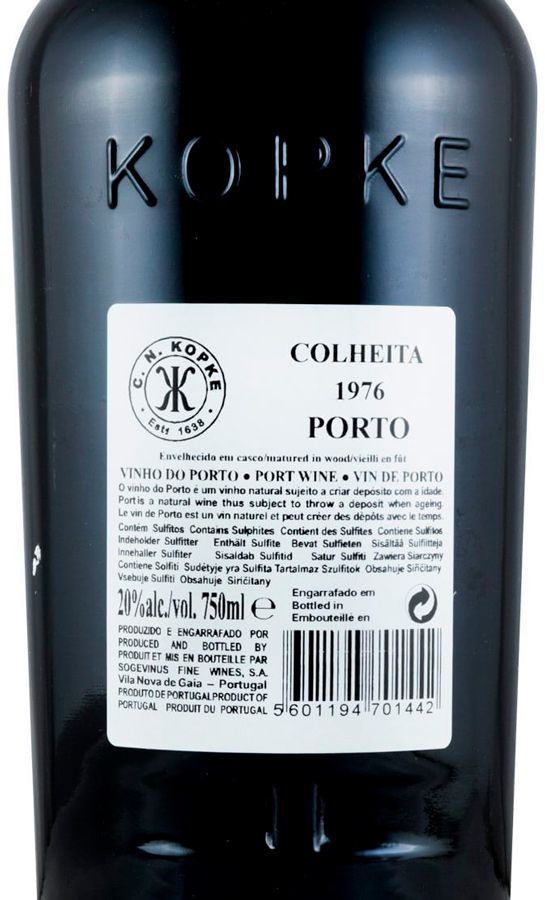 1976 Kopke Colheita Porto