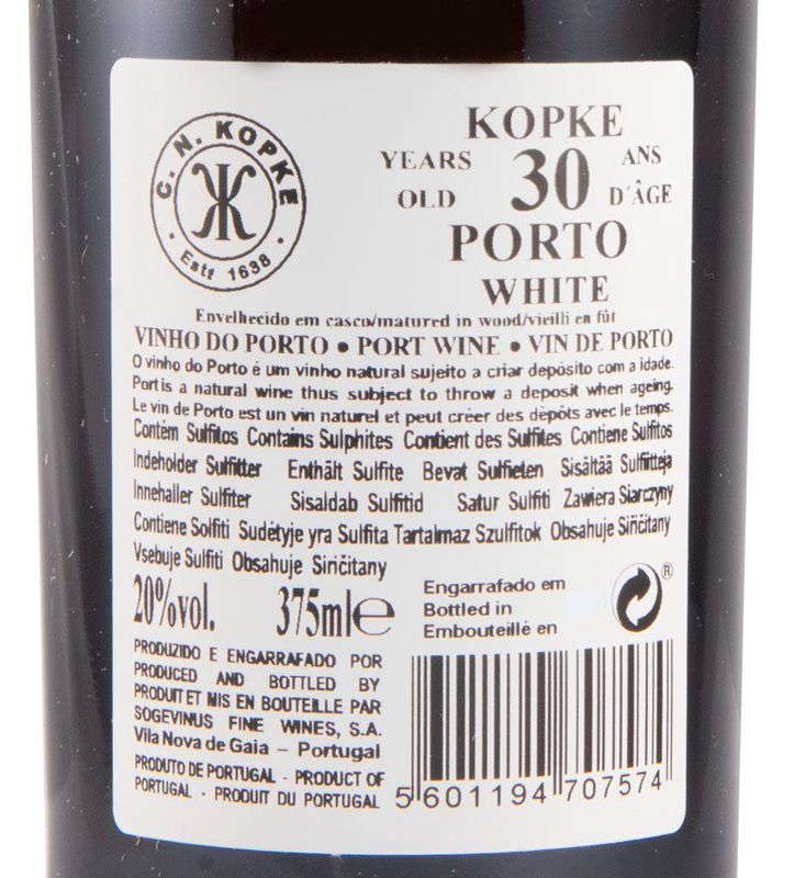 Kopke White 30 years Port 37.5cl