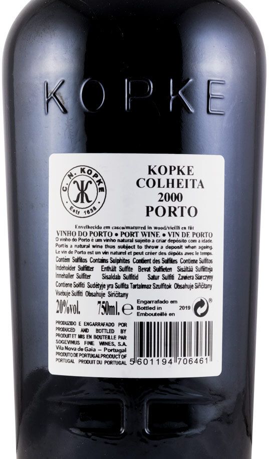 2000 Kopke Colheita Porto