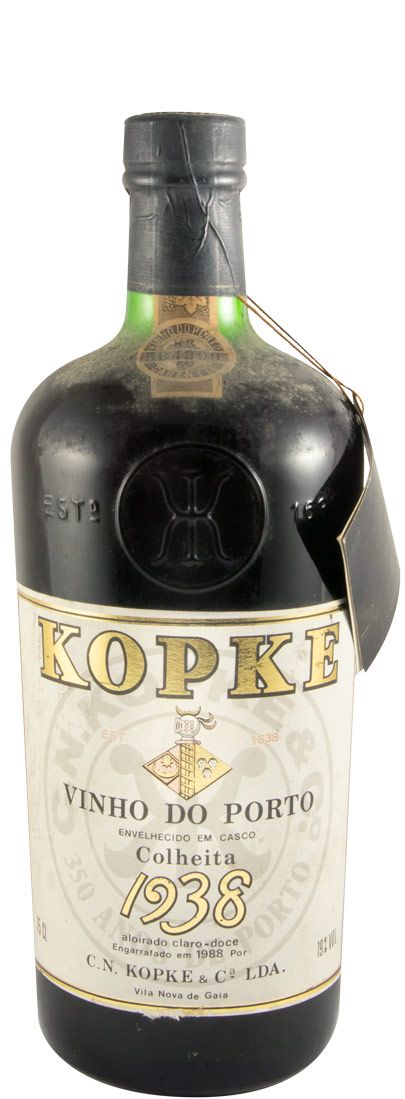 1938 Kopke Colheita Porto (rótulo papel)