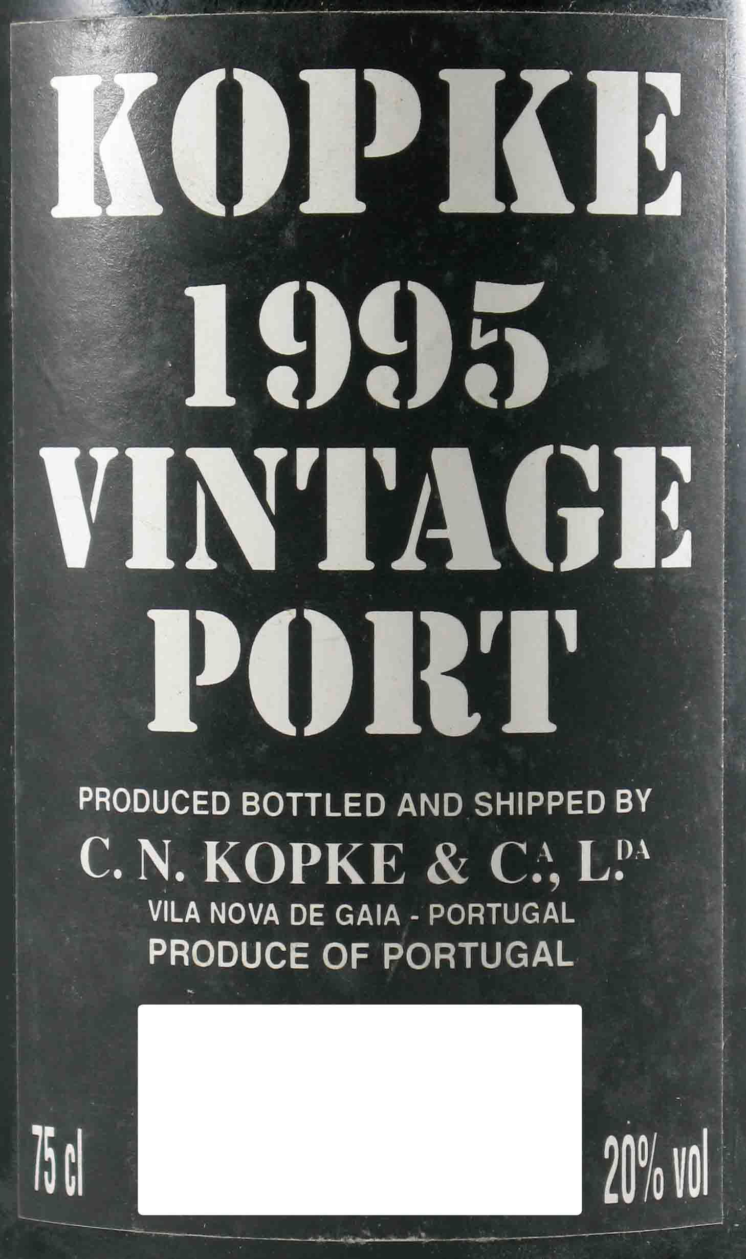 1995 Kopke Vintage Porto