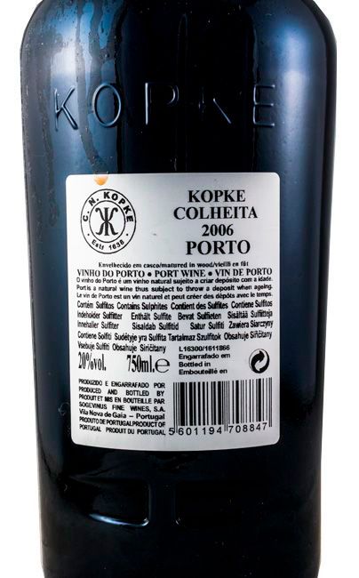 2006 Kopke Colheita Porto