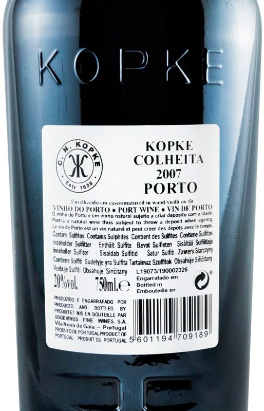 2007 Kopke Colheita Porto