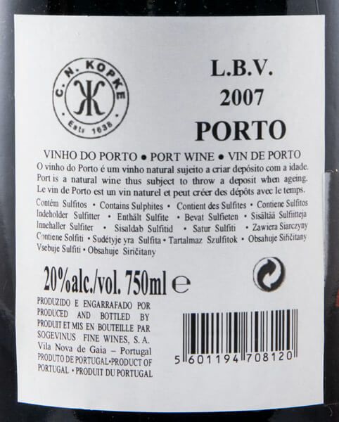 2007 Kopke LBV Porto