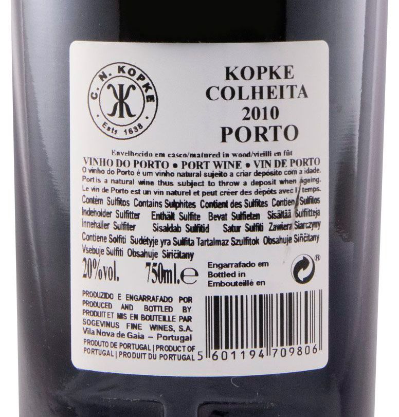 2010 Kopke Colheita Porto