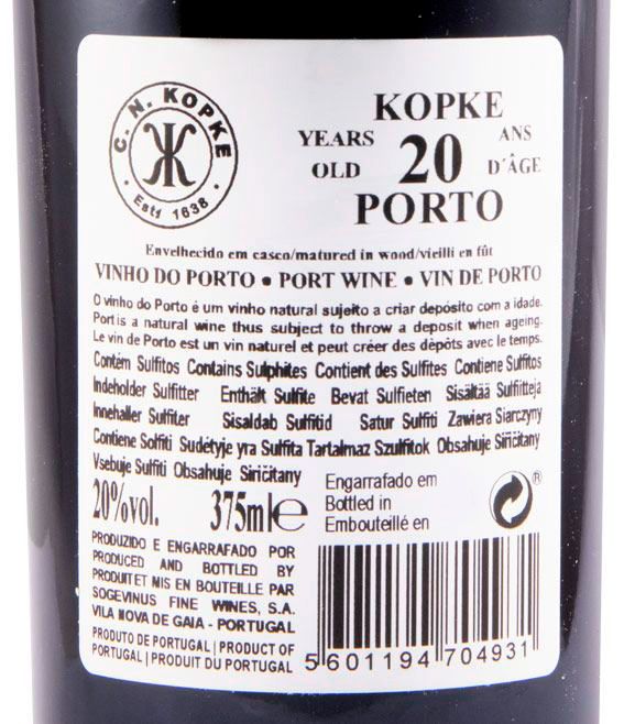Kopke 20 anos Porto 37,5cl