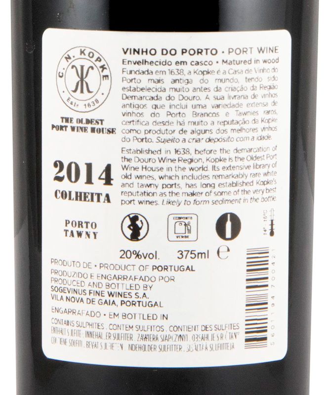 2014 Kopke Colheita Port 37.5cl