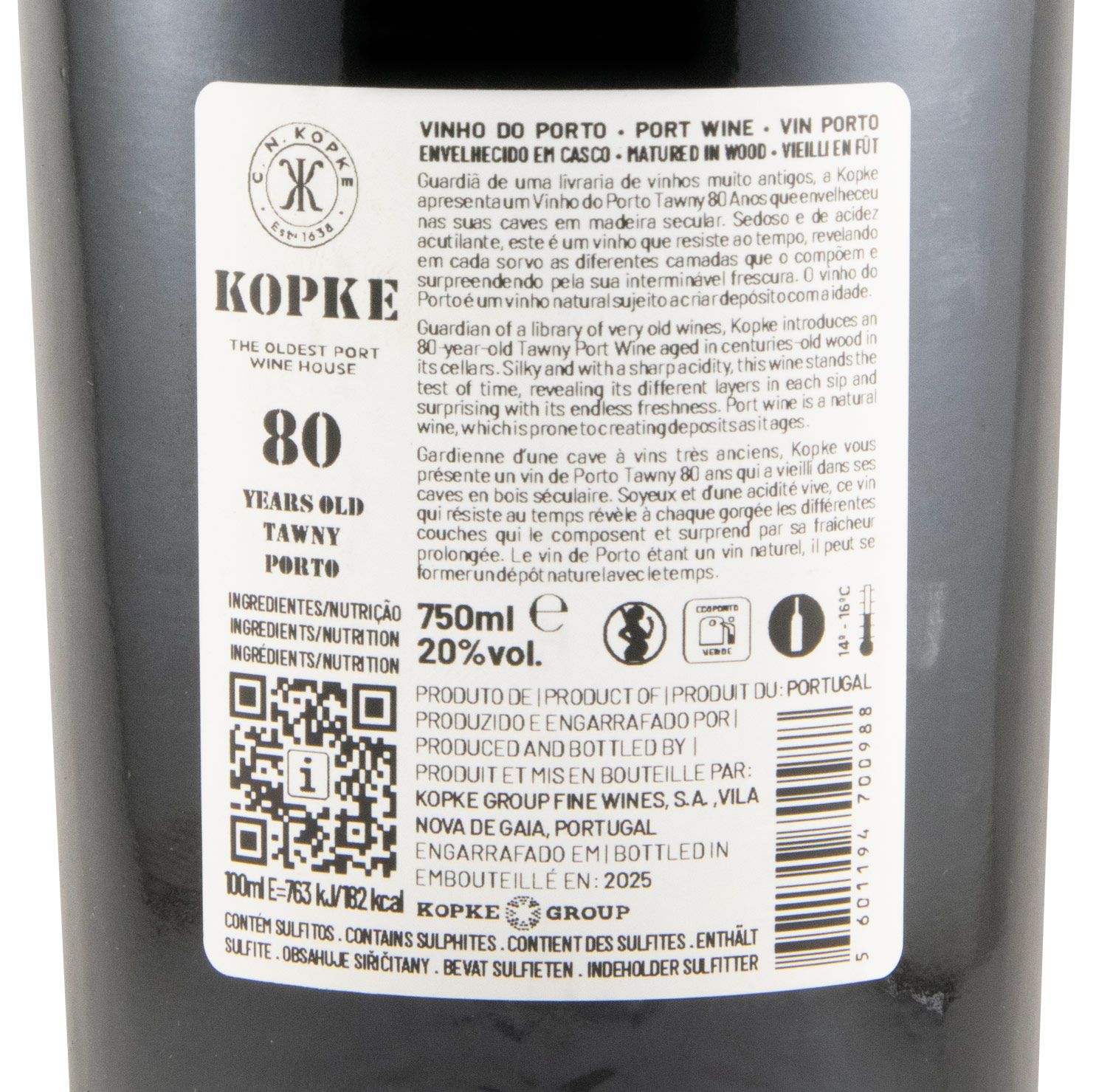 Kopke 80 years Port