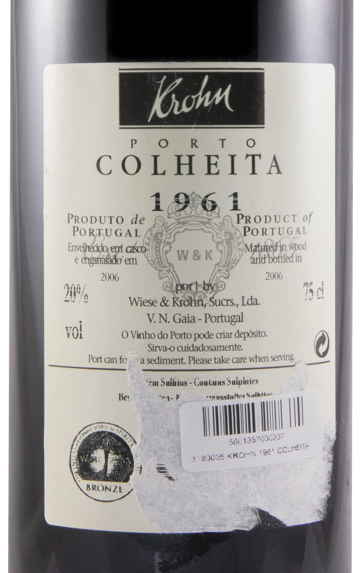 1961 Krohn Colheita Port
