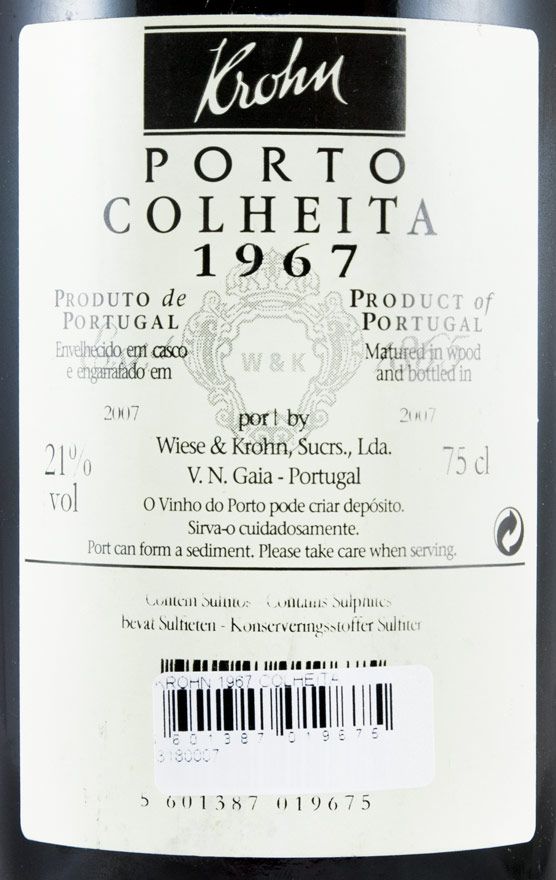 1967 Krohn Colheita Port
