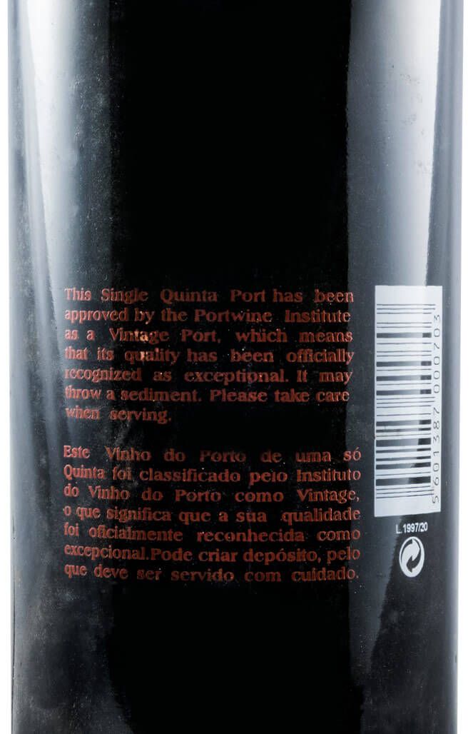 1997 Krohn Quinta do Retiro Novo Vintage Porto