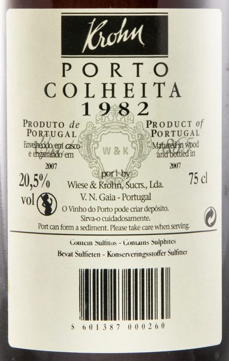 1982 Krohn Colheita Port