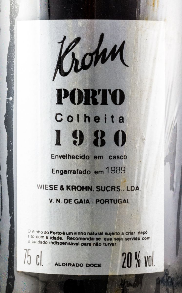 1980 Krohn Colheita Porto
