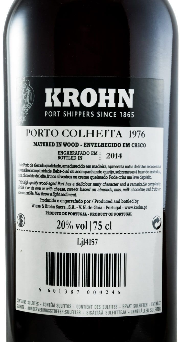 1976 Krohn Colheita Port