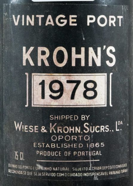 1978 Krohn Vintage Porto