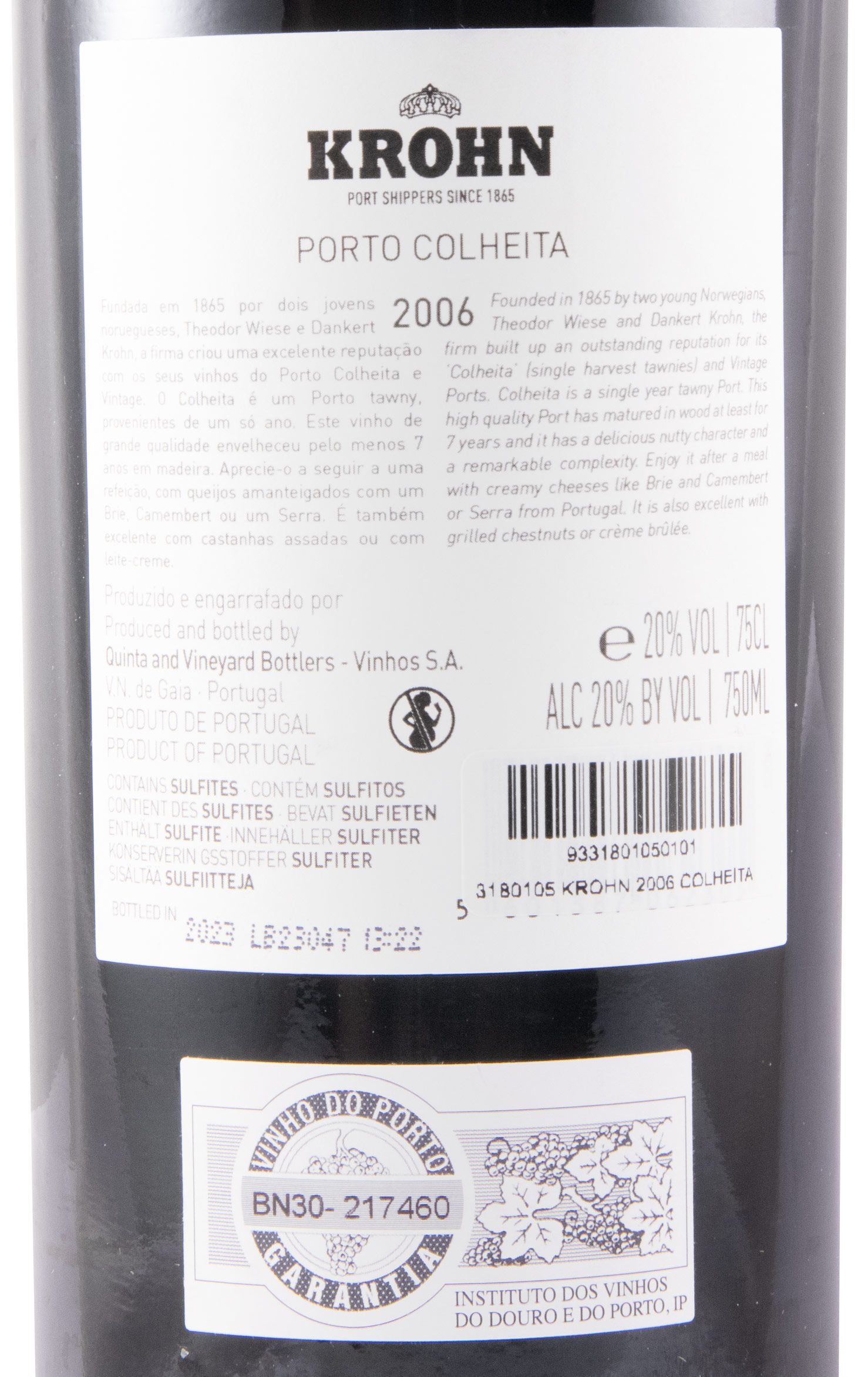2006 Krohn Colheita Porto