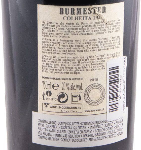 1937 Burmester Colheita Port