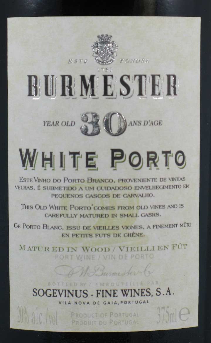 Burmester Branco 30 anos Porto 37,5cl