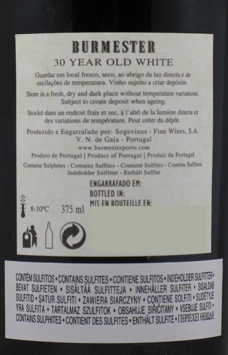Burmester Branco 30 anos Porto 37,5cl