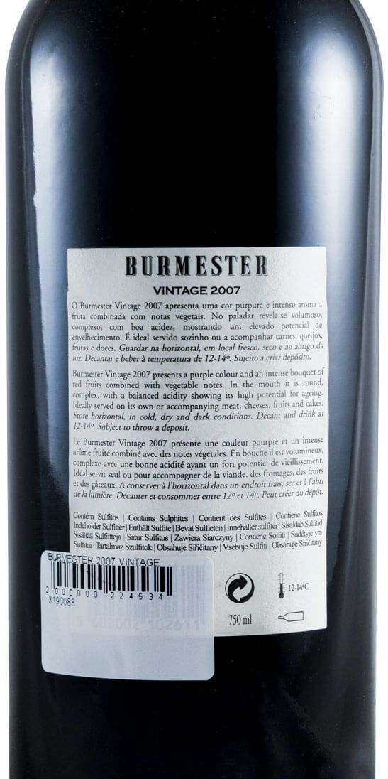 2007 Burmester Vintage Porto