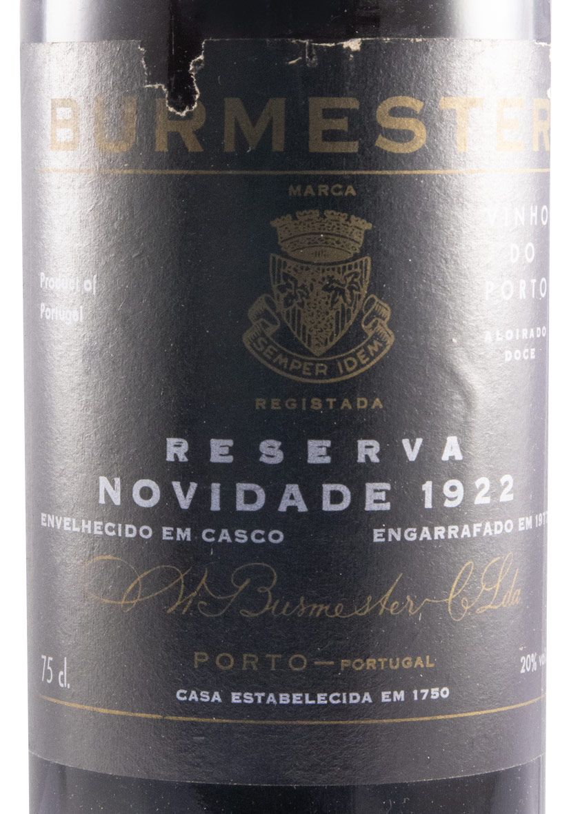 1922 Burmester Tawny Reserva Porto