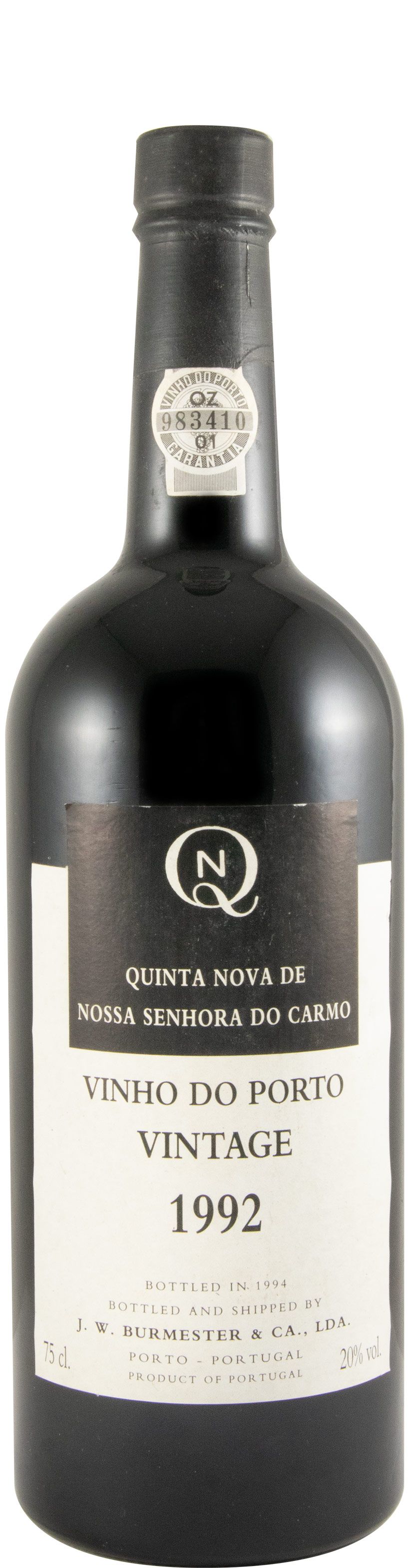 1992 Burmester Quinta Nova Vintage Port