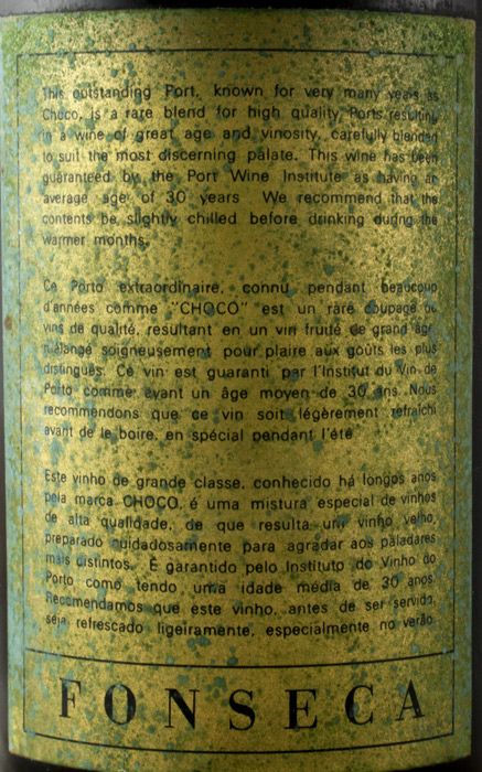 Fonseca 30 years Port (golden label)