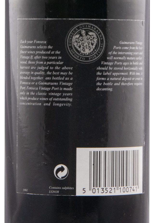 1991 Fonseca Guimaraens Vintage Porto 37,5cl