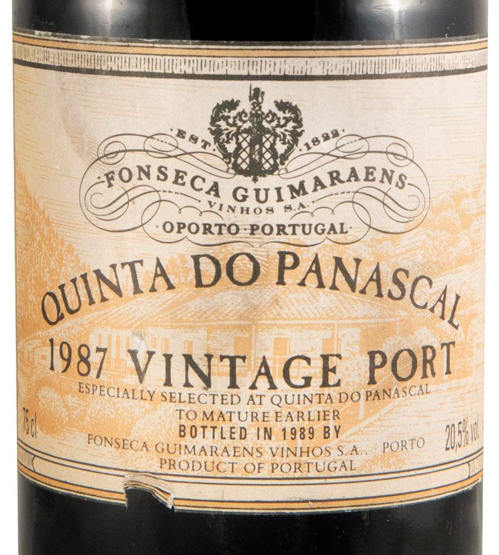 1987 Fonseca Guimaraens Quinta do Panascal Vintage Porto