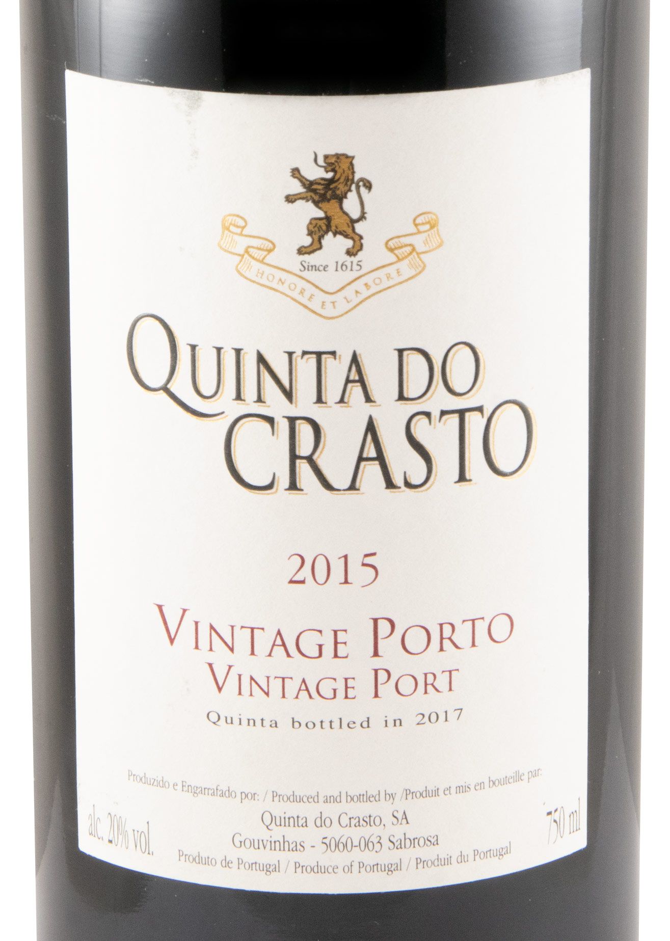 2015 Quinta do Crasto Vintage Porto