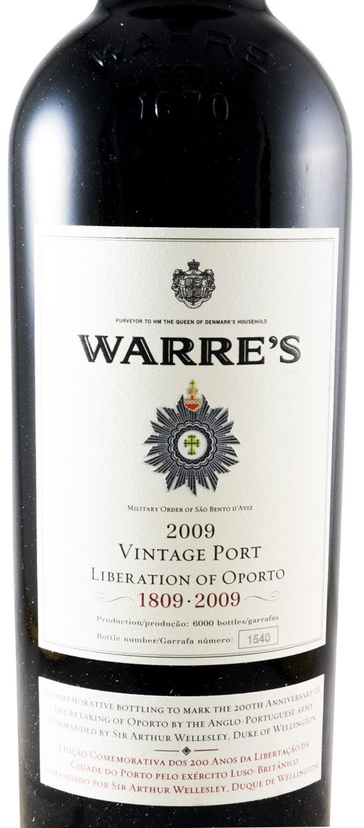 2009 Warre's Liberation of Oporto Vintage Porto
