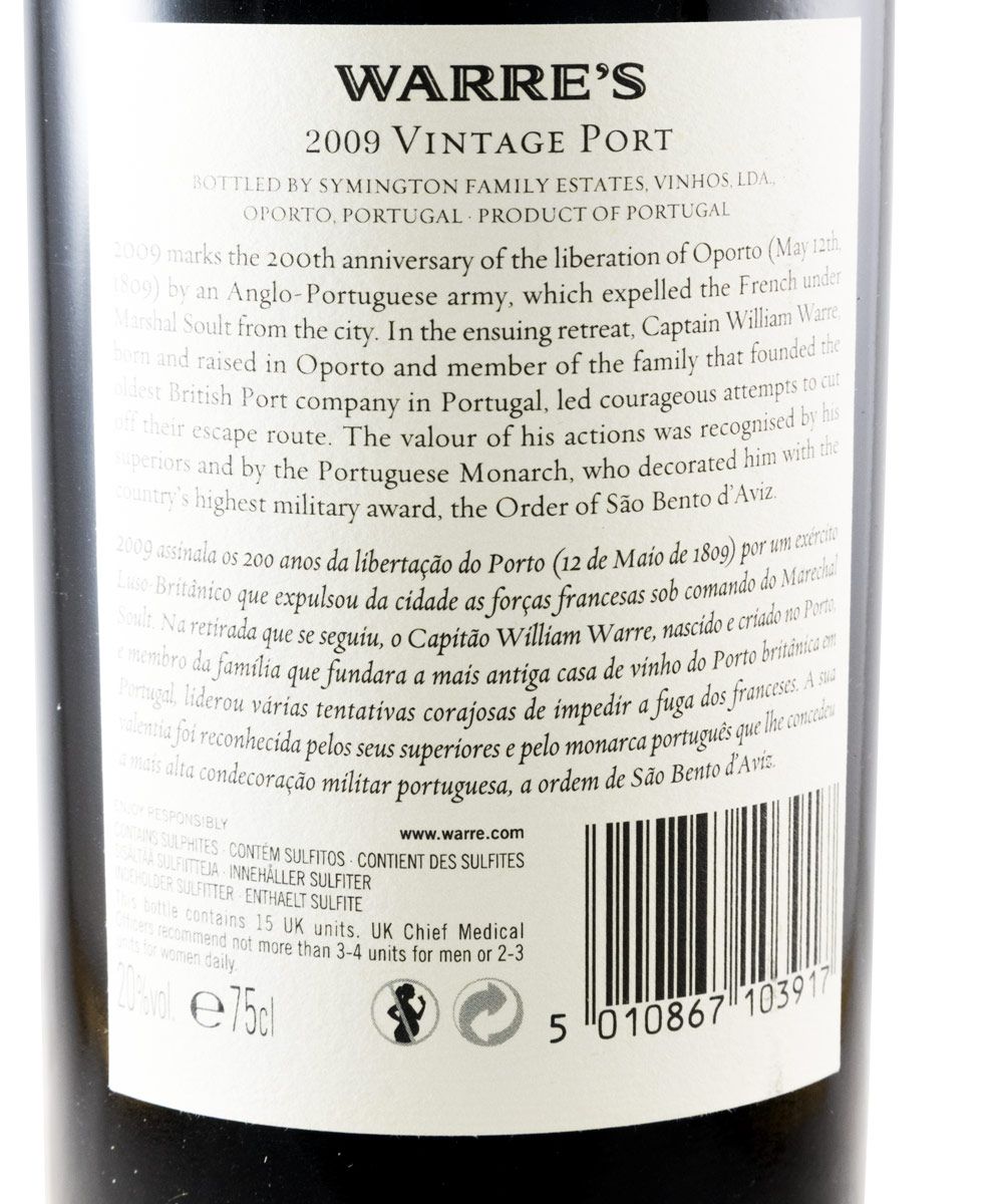 2009 Warre's Liberation of Oporto Vintage Porto