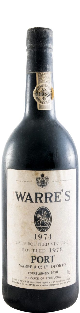 1974 Warre's LBV Porto (engarrafado em 1978)