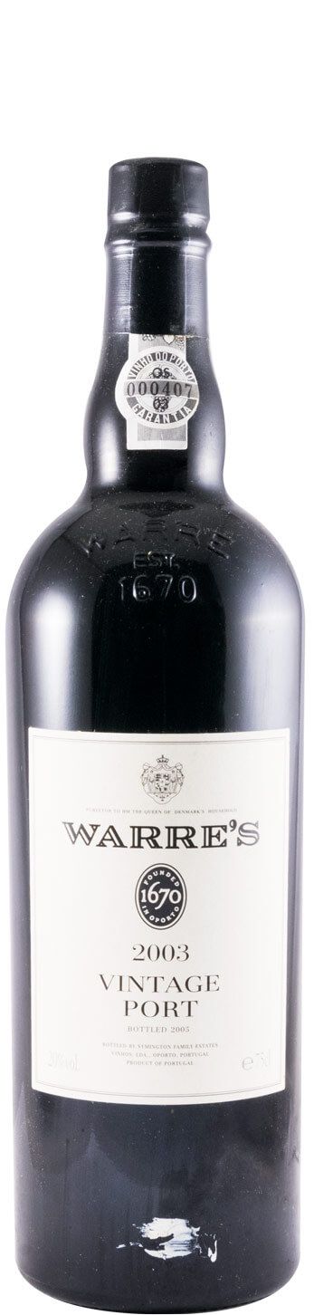 2003 Warre's Vintage Porto