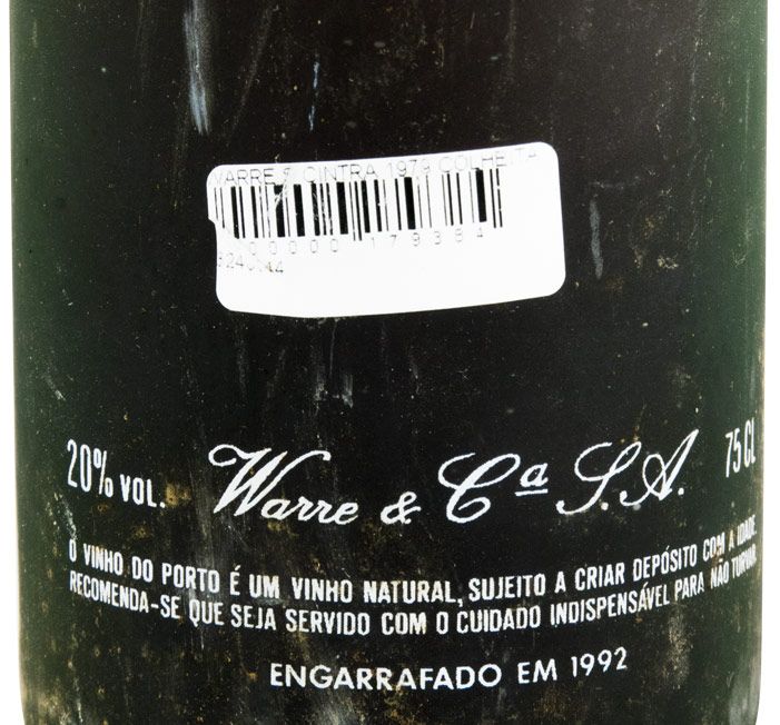 1979 Warre's Cintra Colheita Porto
