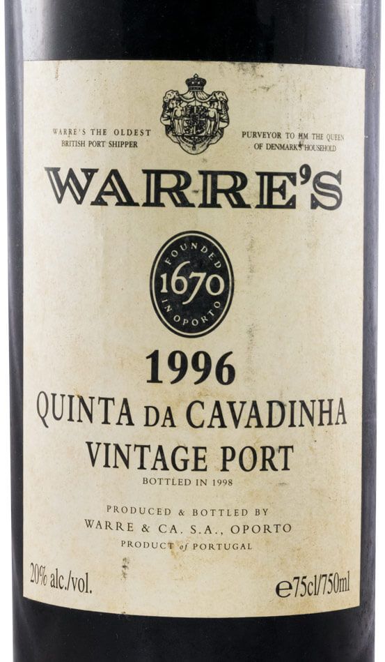 1996 Warre's Quinta da Cavadinha Vintage Porto