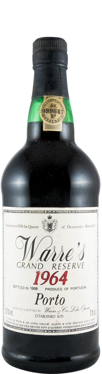 1964 Warre's Grande Reserva Porto